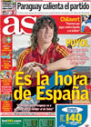 Portada diario AS del 2 de Julio de 2010