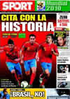 Portada diario Sport del 3 de Julio de 2010