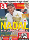 Portada diario AS del 5 de Julio de 2010