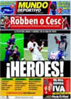 Portada Mundo Deportivo del 5 de Julio de 2010