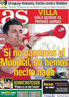 Portada diario AS del 6 de Julio de 2010