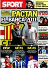 Portada diario Sport del 15 de Julio de 2010