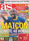 Portada diario AS del 19 de Julio de 2010