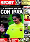 Portada diario Sport del 19 de Julio de 2010