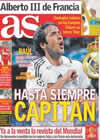 Portada diario AS del 26 de Julio de 2010