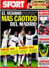 Portada diario Sport del 26 de Julio de 2010