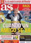 Portada diario AS del 27 de Julio de 2010