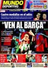 Portada Mundo Deportivo del 2 de Agosto de 2010