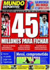 Portada Mundo Deportivo del 7 de Agosto de 2010