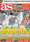 Portada diario AS del 9 de Agosto de 2010