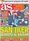 Portada diario AS del 14 de Agosto de 2010