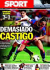 Portada diario Sport del 15 de Agosto de 2010