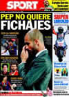 Portada diario Sport del 16 de Agosto de 2010