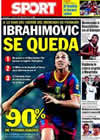 Portada diario Sport del 19 de Agosto de 2010