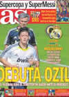 Portada diario AS del 22 de Agosto de 2010