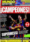 Portada Mundo Deportivo del 22 de Agosto de 2010