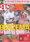 Portada diario AS del 23 de Agosto de 2010