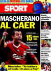 Portada diario Sport del 23 de Agosto de 2010