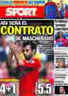 Portada diario Sport del 24 de Agosto de 2010