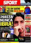 Portada diario Sport del 29 de Agosto de 2010