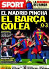 Portada diario Sport del 30 de Agosto de 2010