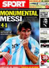 Portada diario Sport del 8 de Septiembre de 2010