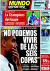 Portada Mundo Deportivo del 13 de Septiembre de 2010