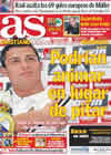 Portada diario AS del 14 de Septiembre de 2010