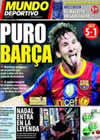 Portada Mundo Deportivo del 15 de Septiembre de 2010