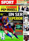 Portada diario Sport del 16 de Septiembre de 2010