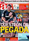 Portada diario AS del 19 de Septiembre de 2010