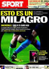 Portada diario Sport del 21 de Septiembre de 2010