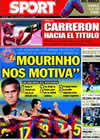 Portada diario Sport del 27 de Septiembre de 2010