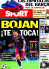 Portada diario Sport del 2 de Octubre de 2010