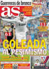 Portada diario AS del 4 de Octubre de 2010