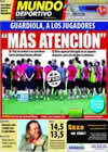 Portada Mundo Deportivo del 5 de Octubre de 2010