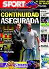 Portada diario Sport del 6 de Octubre de 2010