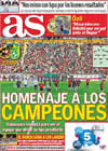 Portada diario AS del 8 de Octubre de 2010