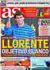 Portada diario AS del 10 de Octubre de 2010