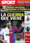 Portada diario Sport del 14 de Octubre de 2010