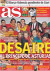 Portada diario AS del 16 de Octubre de 2010