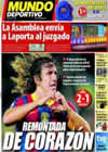 Portada Mundo Deportivo del 17 de Octubre de 2010