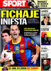 Portada diario Sport del 18 de Octubre de 2010