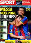 Portada diario Sport del 21 de Octubre de 2010