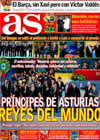 Portada diario AS del 23 de Octubre de 2010