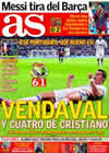 Portada diario AS del 24 de Octubre de 2010