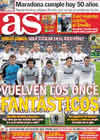 Portada diario AS del 30 de Octubre de 2010