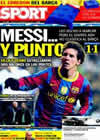 Portada diario Sport del 3 de Noviembre de 2010