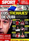 Portada diario Sport del 4 de Noviembre de 2010