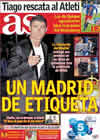 Portada diario AS del 5 de Noviembre de 2010